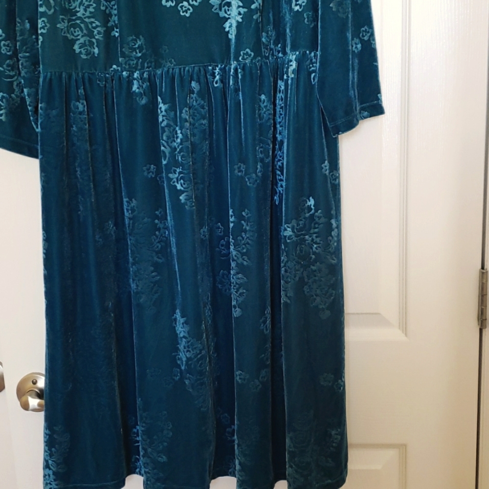 NEW Velveteen Woman Within Dress - Picture 3 of 10